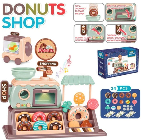 Pretend Play Toy Shop for Boys and Girls – Box Pack 🍩🎁