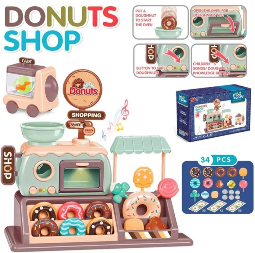 Pretend Play Toy Shop for Boys and Girls – Box Pack 🍩🎁