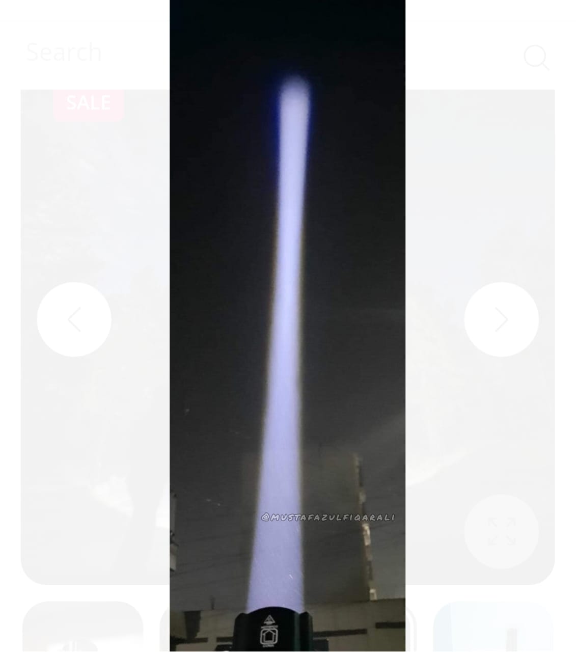 Ruilang RL-233 High Power Multifunctional Rechargeable LED Torch – Exclusive at Findsy.pk G BG B