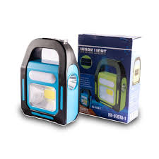 3in1 Solar Rechargeable Handy Lamp – 3 Light Modes with Built-in Power Bank (Mix Colour) | Findsy.pk