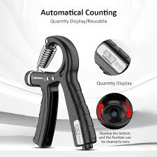 Histro Adjustable Grip Strength Trainer – Hand Gripper Exerciser with Counter | Findsy.pk