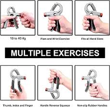 Histro Adjustable Grip Strength Trainer – Hand Gripper Exerciser with Counter | Findsy.pk