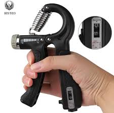 Histro Adjustable Grip Strength Trainer – Hand Gripper Exerciser with Counter | Findsy.pk