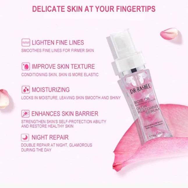 Dr Rashel Rose Oil Glow Restoring Serum 40Gram DRL-1454