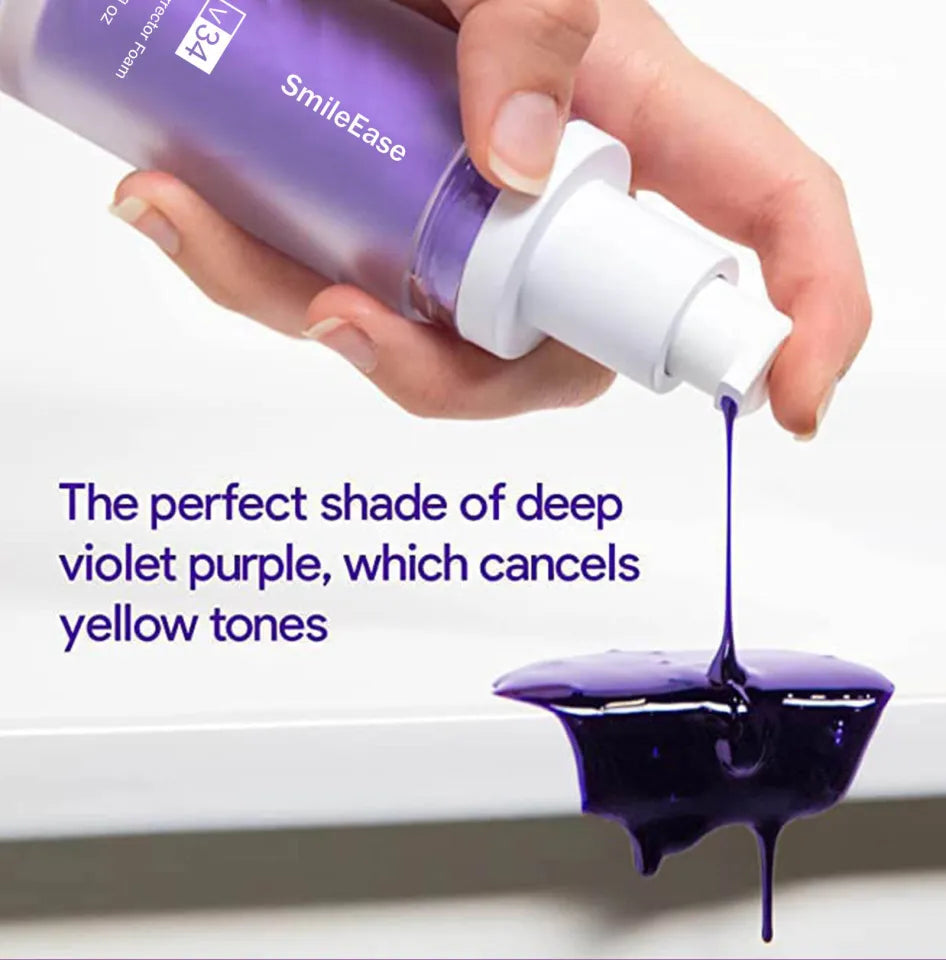 HISMILE V34 Purple Teeth Whitening Toothpaste – Deep Stain Removal & Gum Care | Findsy.pk