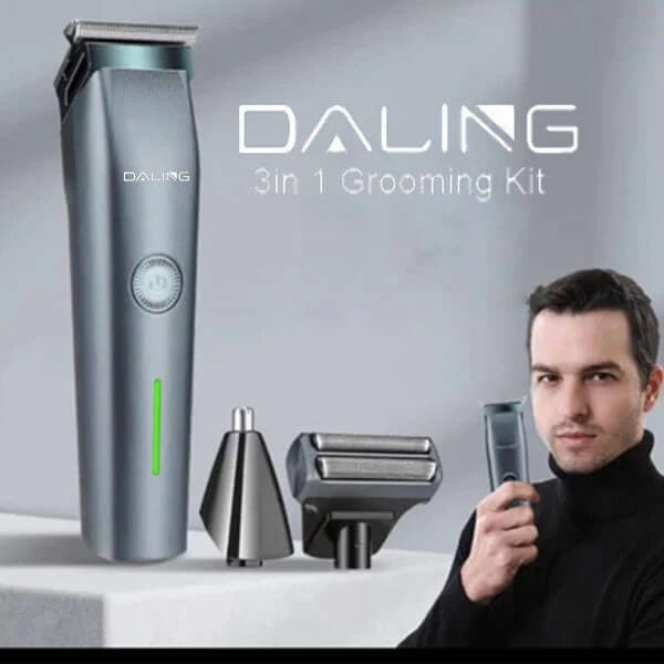 3 In 1 Rechargeable Hair Clipper, Shaver & Beard Styling Machine | Findsy.pk