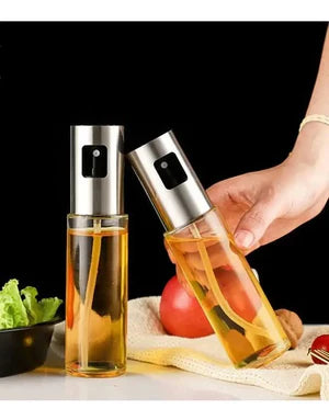 100ml Edible Cooking Oil Spray Bottle for Kitchen Use – Refillable & Easy Spray | Findsy.pk