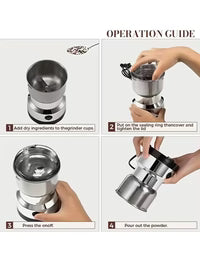 RAF Electric Masala Grinder – Coffee Beans, Spices & Sugar Grinding Machine | Findsy.pk