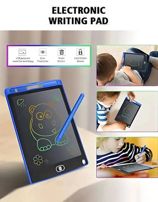 8.5″ Colorful LCD Writing Tablet for Kids – Drawing & Learning Pad | Findsy.pk