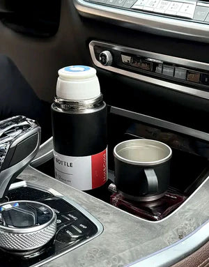 3 Cup Double-Layer Stainless Steel Vacuum Flask Set – 500ml | Findsy.pk