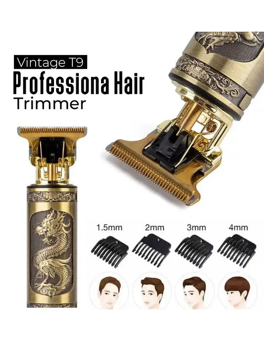 Professional Vintage T9 Trimmer – Cordless Hair Clipper & Shaving Machine for Men | Findsy.pk