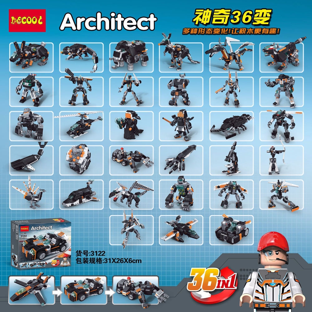 Architect Diy Building Blocks Super Car