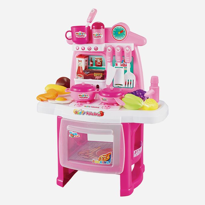 Cooking Playset - Pink/White