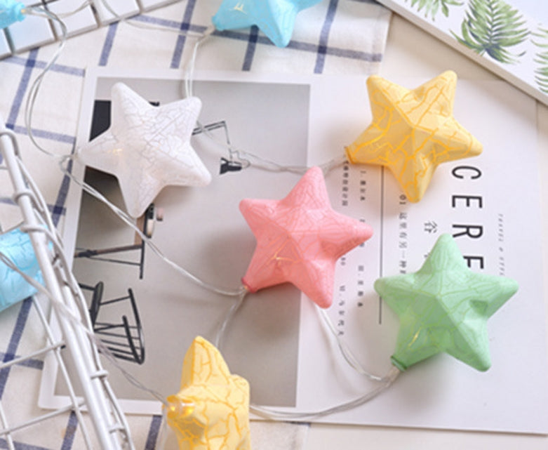 10 Led Fairy Star String Lights 