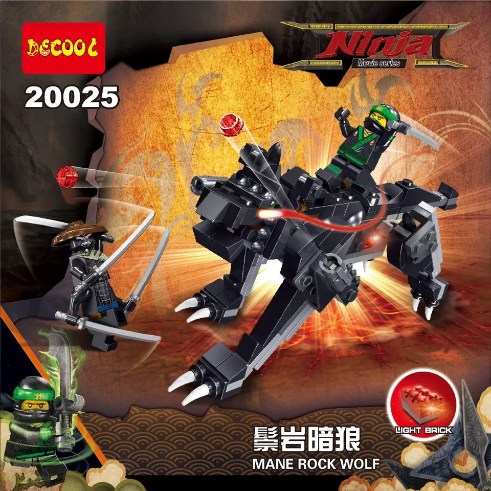 Decool 20025 212pcs Light bricks Ninjagoes