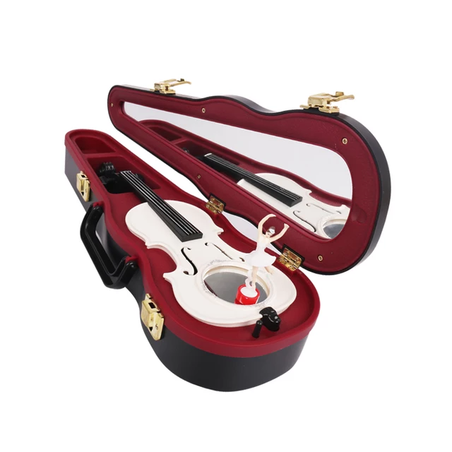 Retro Violin Music Box