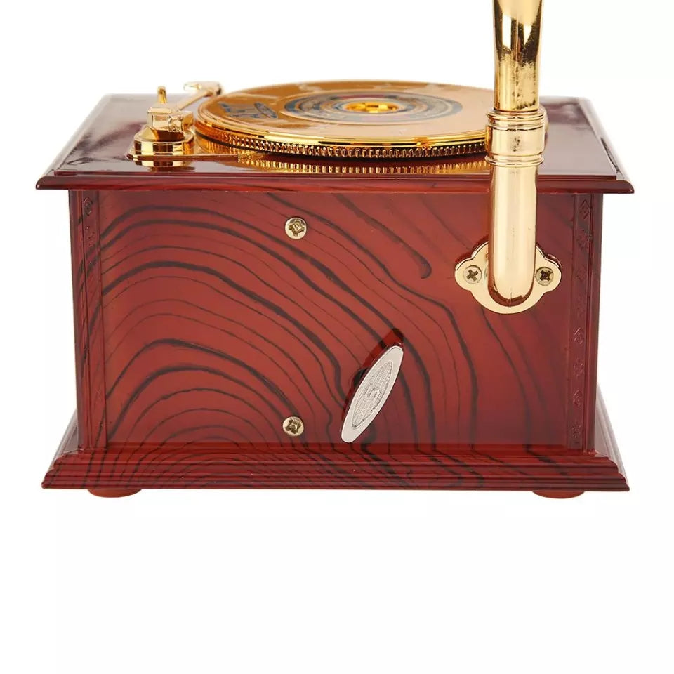 Antique Classical Retro Gramophone Music Box Home Decoration Creative Gift