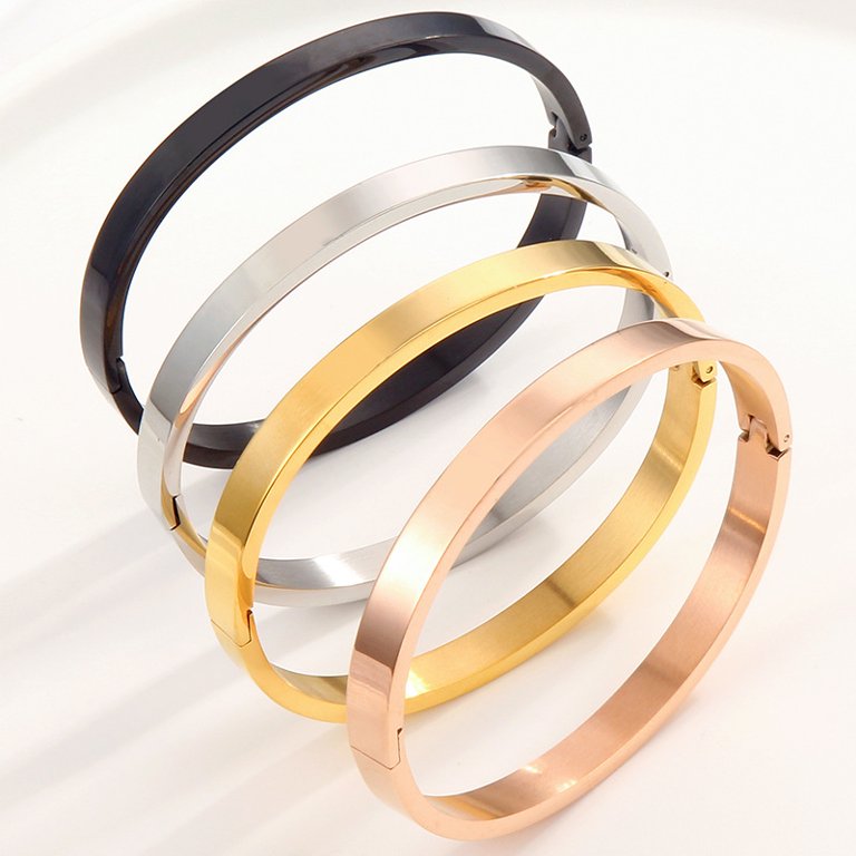 Stainless Steel 18k Gold-plated Bracelet