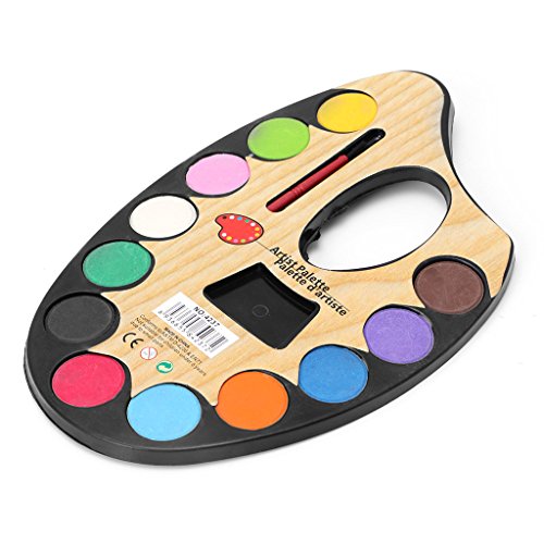 Artist Palette 12 Water Color with Brush – Small