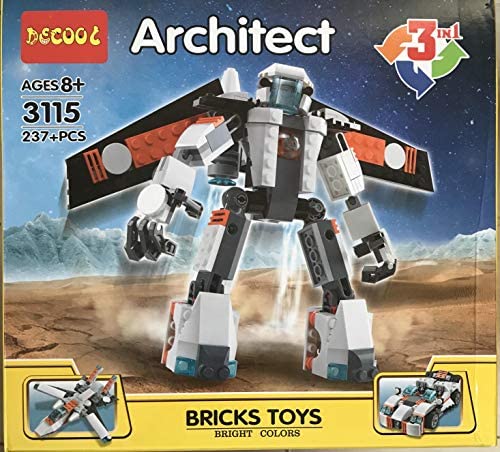 Architect 3 in 1 Block Bricks 237 pcs 3115