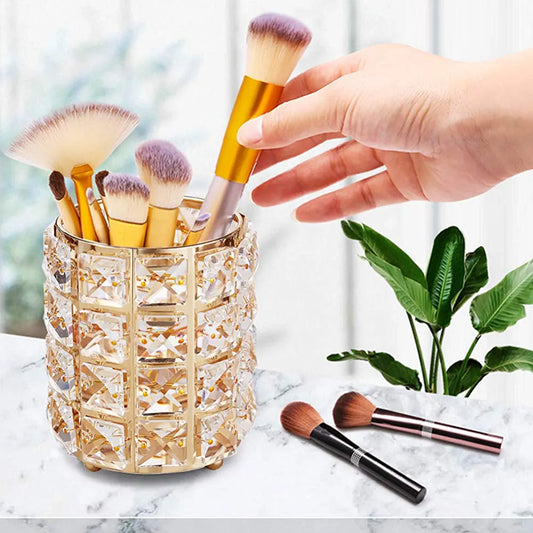 Crystal Makeup Brush Holder