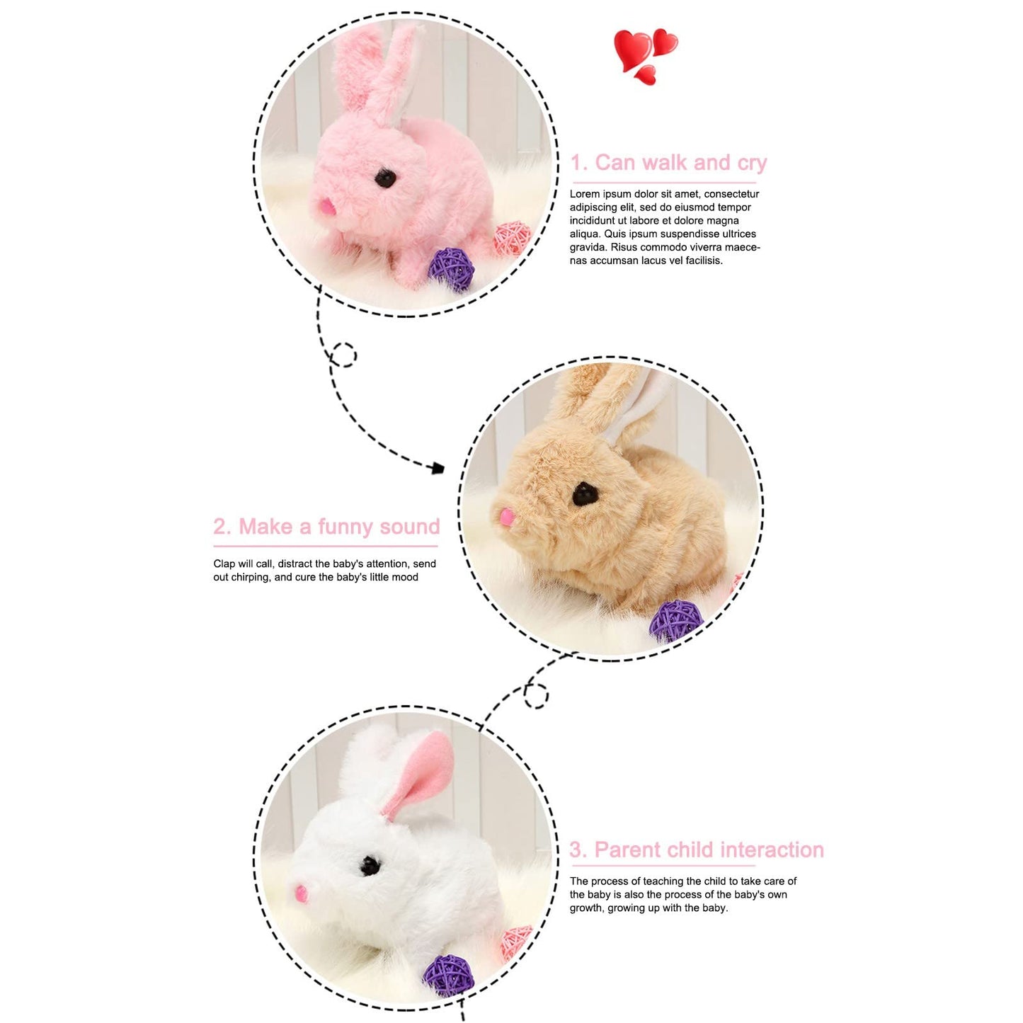 Smart Electric Plush Rabbit Toys