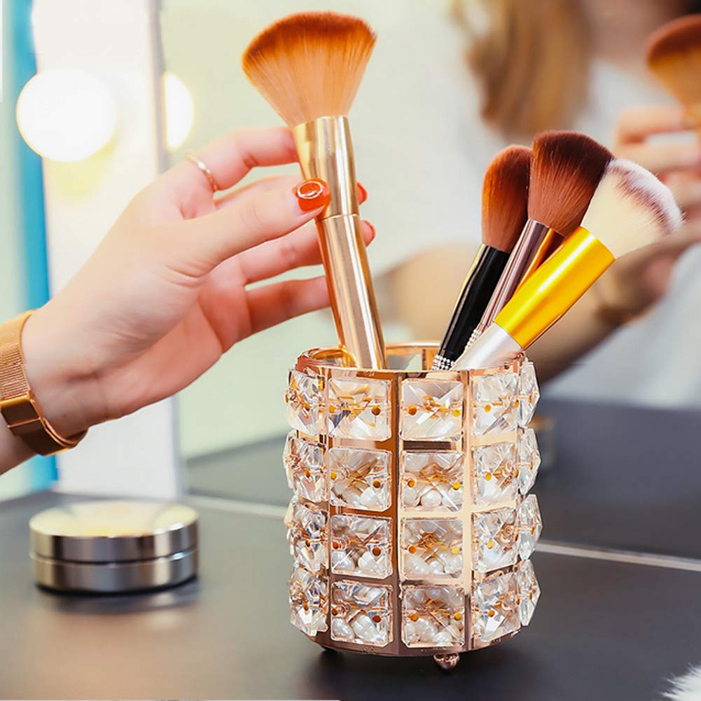 Crystal Makeup Brush Holder