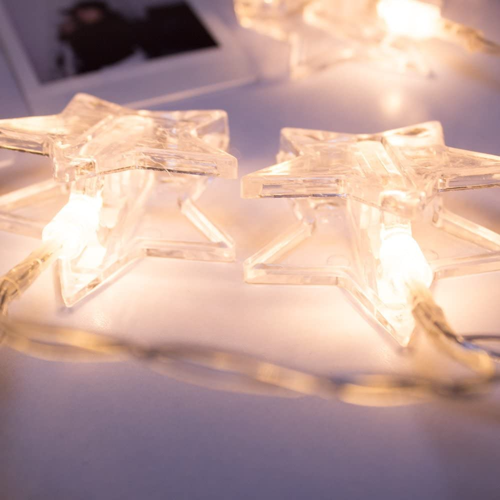 Star Clip String Lights - 10 Photo Clips