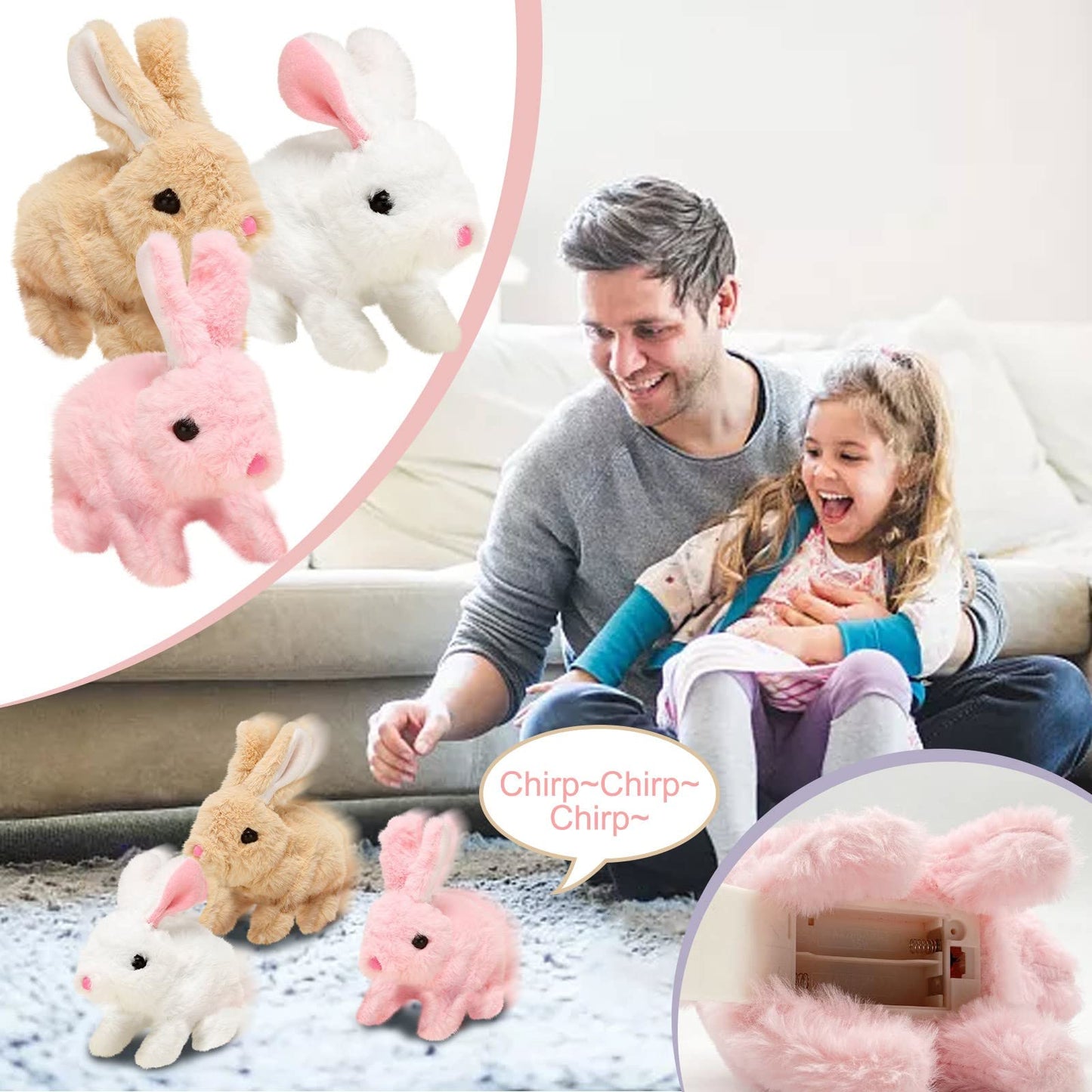 Smart Electric Plush Rabbit Toys