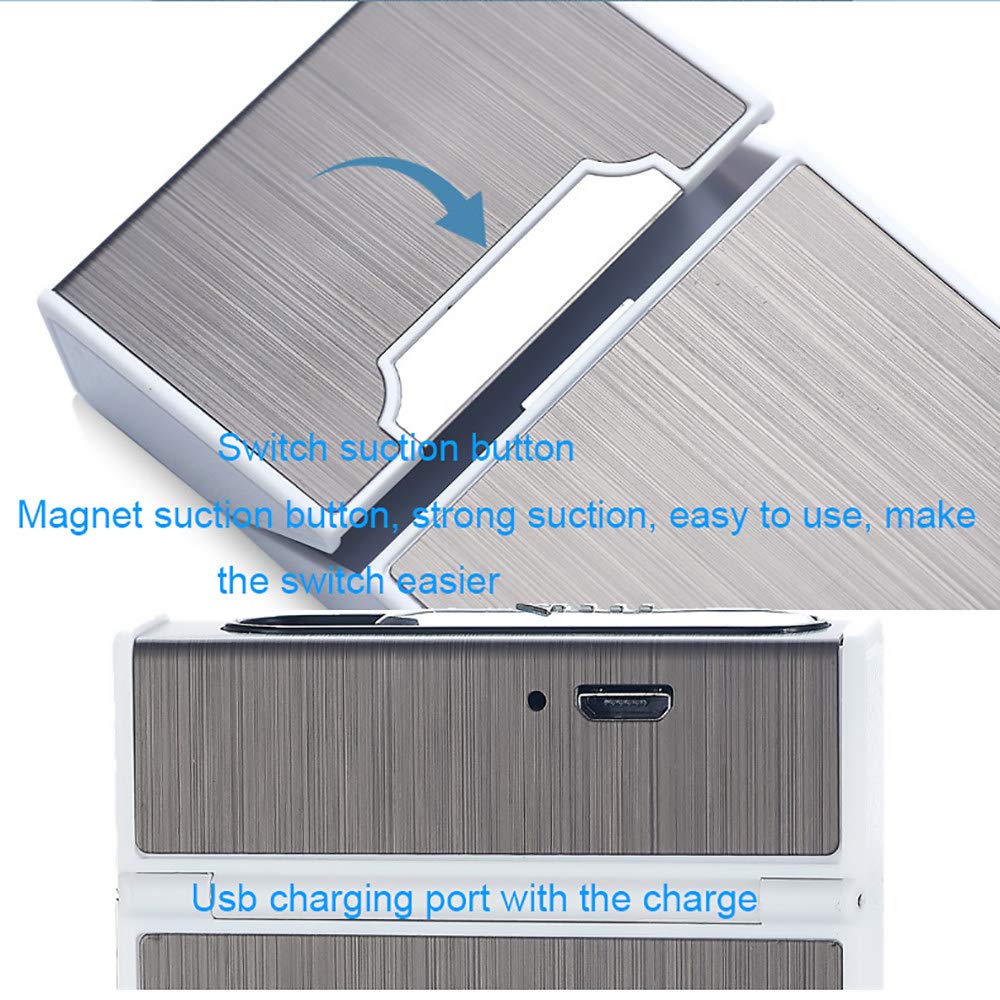 Cigarette Case with Usb Lighter