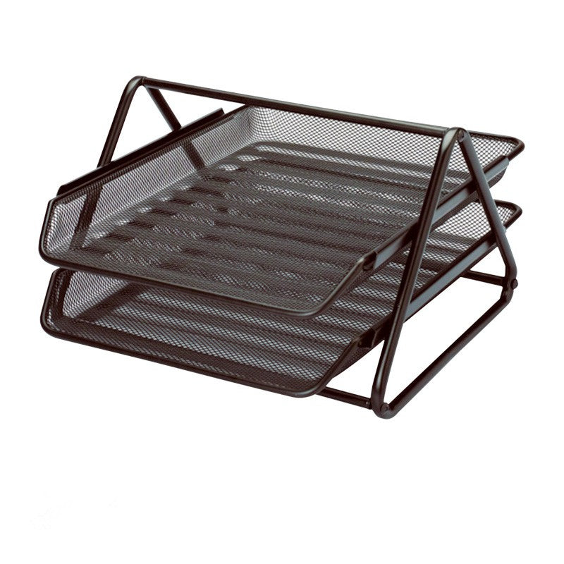 2 Tier A4 Size Metal Desk Document Tray