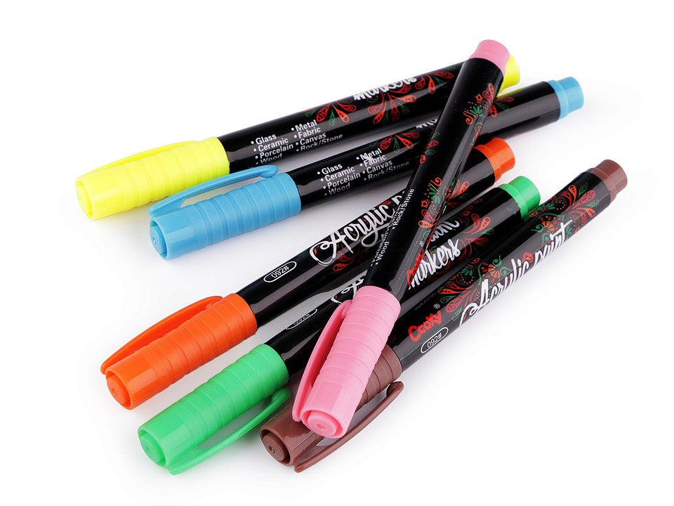 Creative Acrylic Marker 6 Pcs