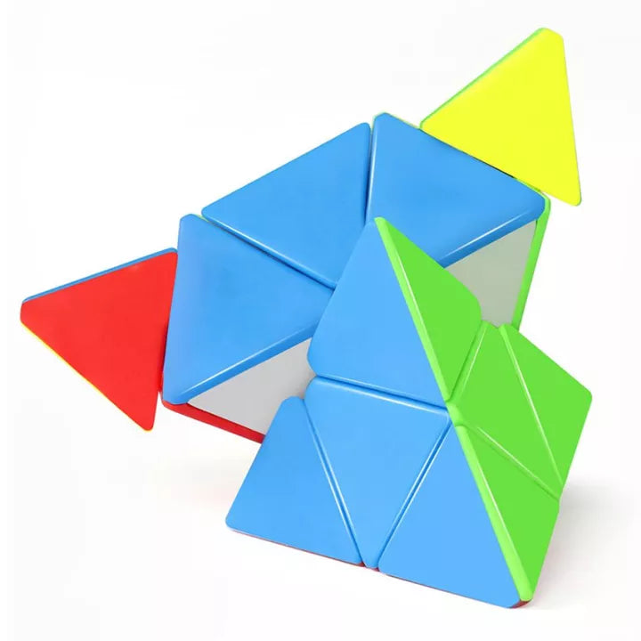 Magic Cube Stickerless Pyramid Skew