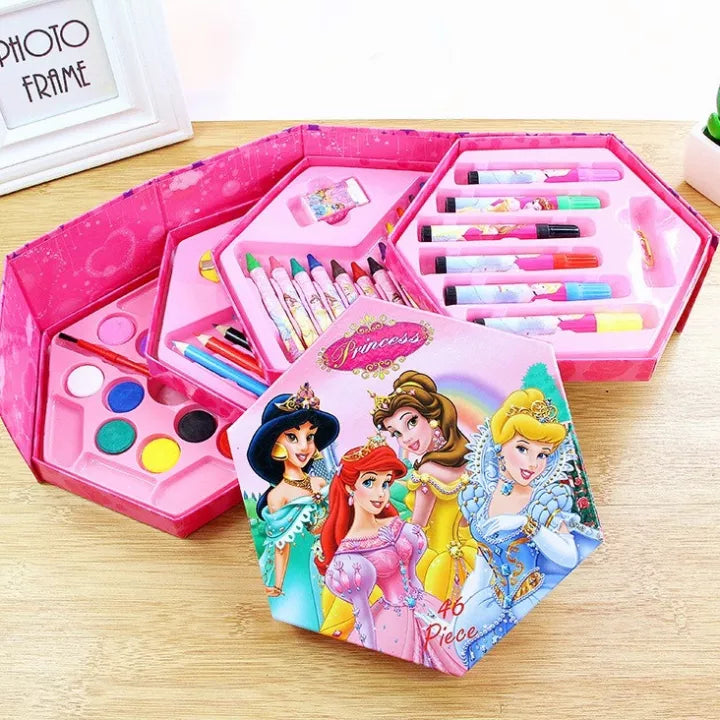 46 Pieces Princess Colouring Kit