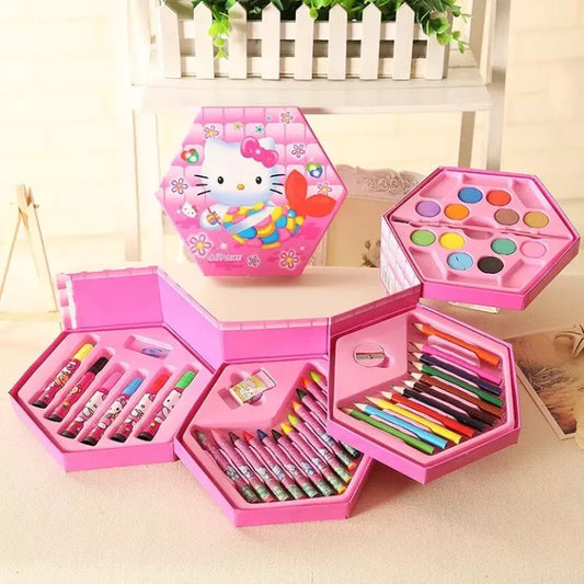 46 pieces Coloring Kit - Hello Kitty