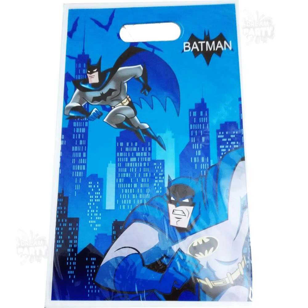 Cartoon Theme Plastic Goodies/Favor Bags - 10 Pcs