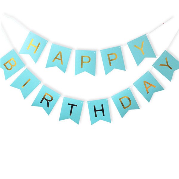 Happy Birthday Card Bunting Banner