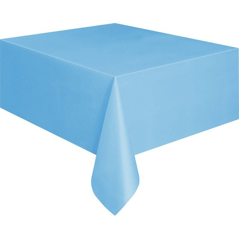 Plastic Table Cover - Large Size, Single Color