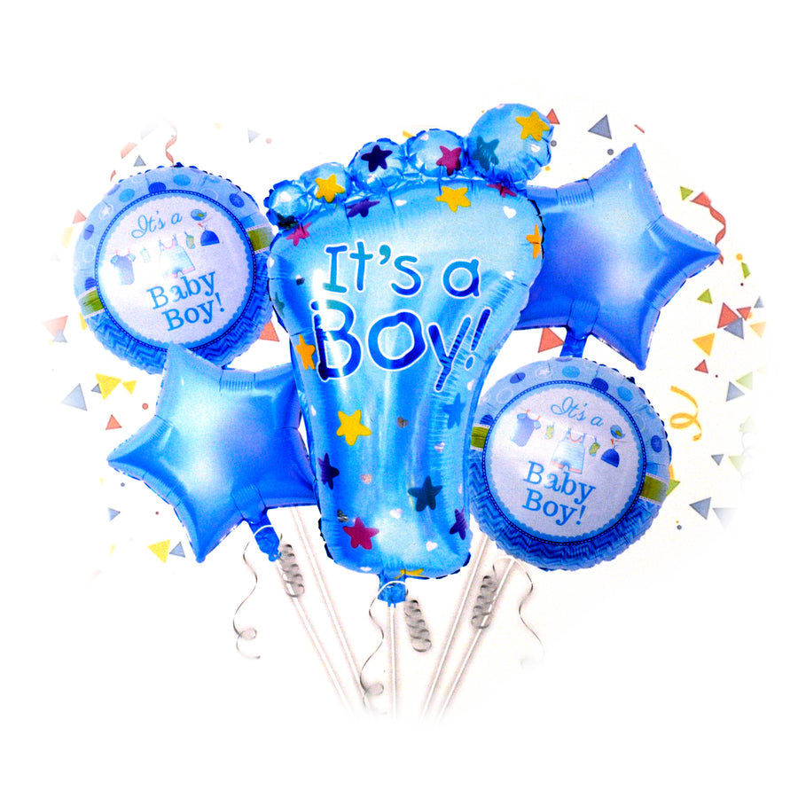 Its a Boy Foil Ballons Combo Baby Shower 5PCs