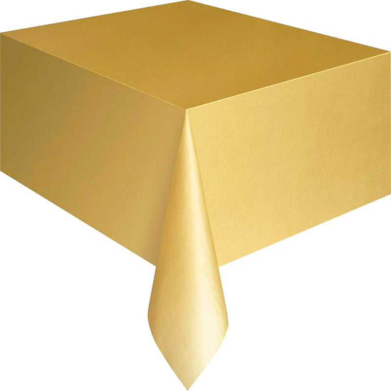 Plastic Table Cover - Large Size, Single Color