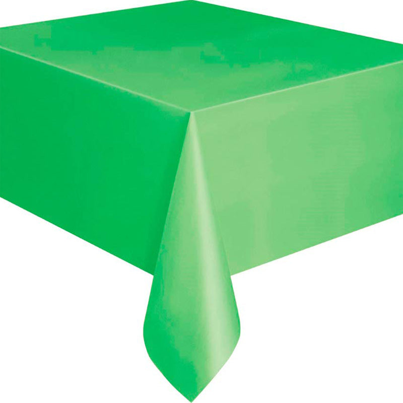 Plastic Table Cover - Large Size, Single Color