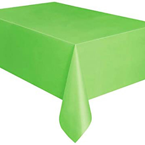 Plastic Table Cover - Large Size, Single Color