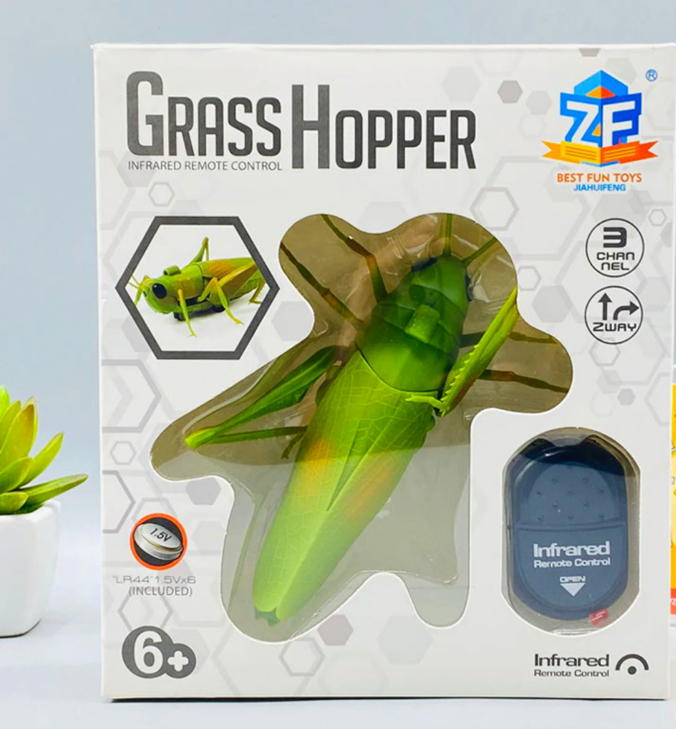 Grasshopper with IR Remote Control Toy