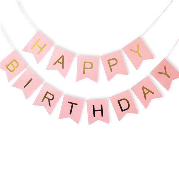 Happy Birthday Card Bunting Banner