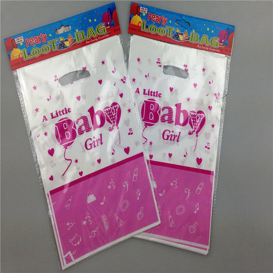 Plastic Goodies/Favor Bags - 10 Pcs