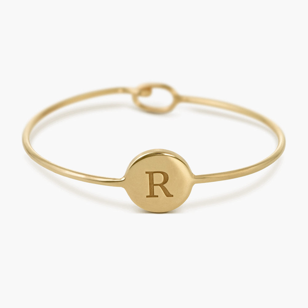 Customized Bangle - Gold Plated