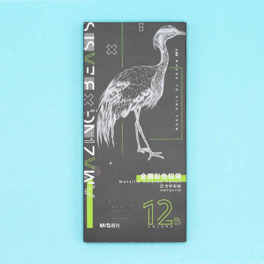 M&G Metallic Colored Pencil Pack Of 12