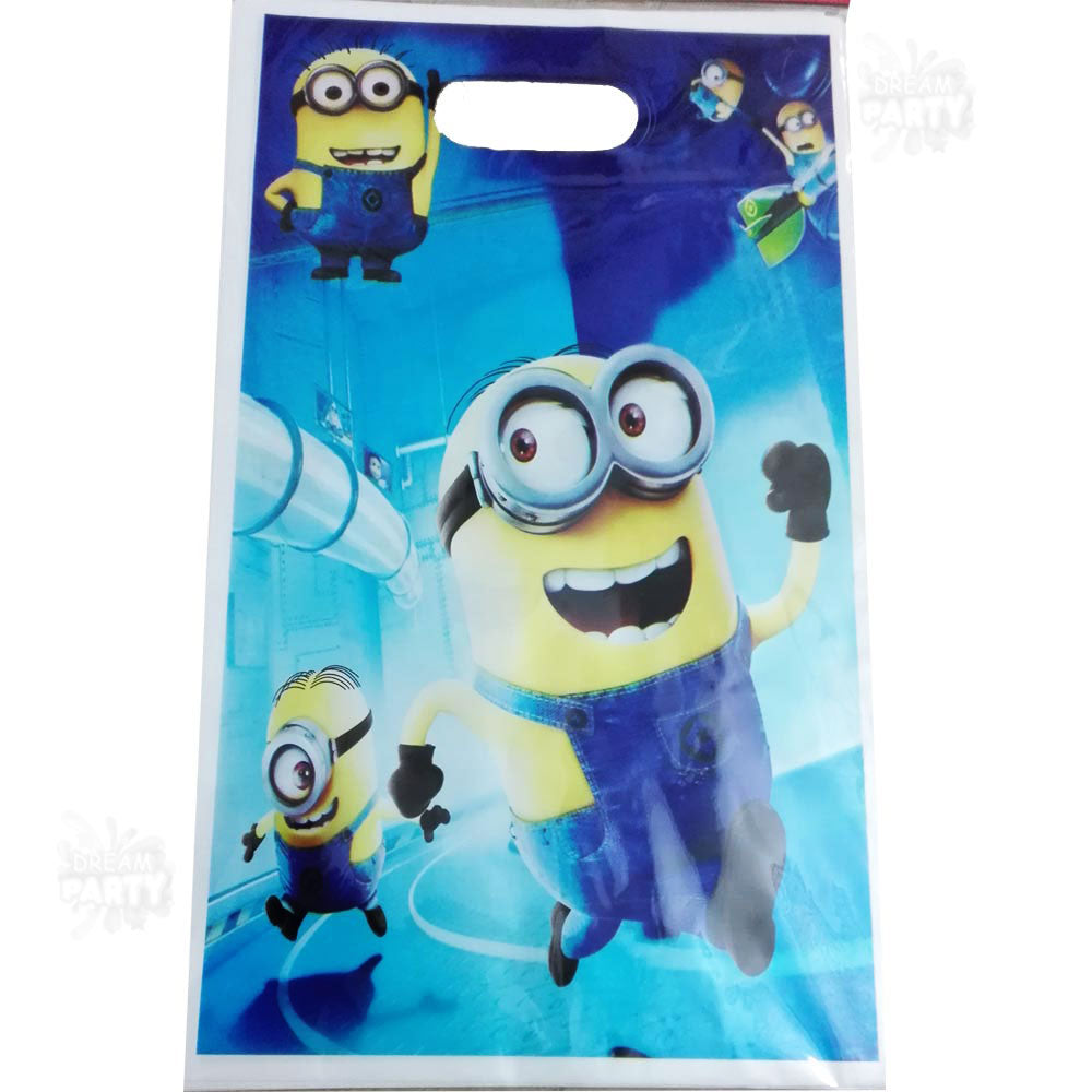 Cartoon Theme Plastic Goodies/Favor Bags - 10 Pcs