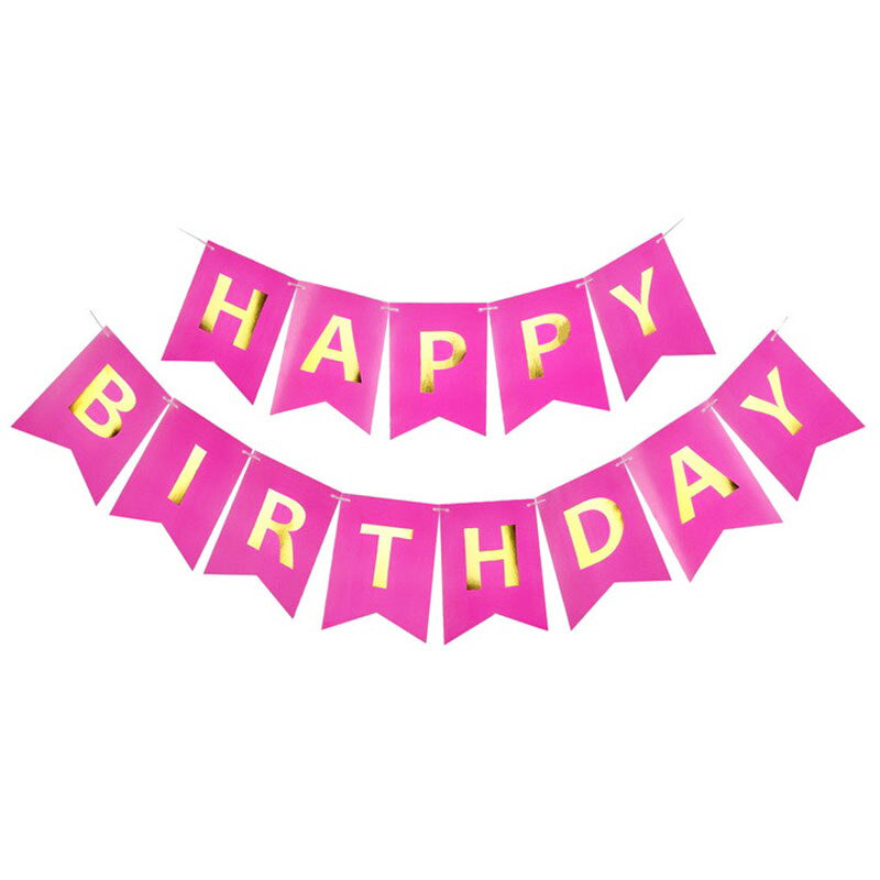 Happy Birthday Card Bunting Banner