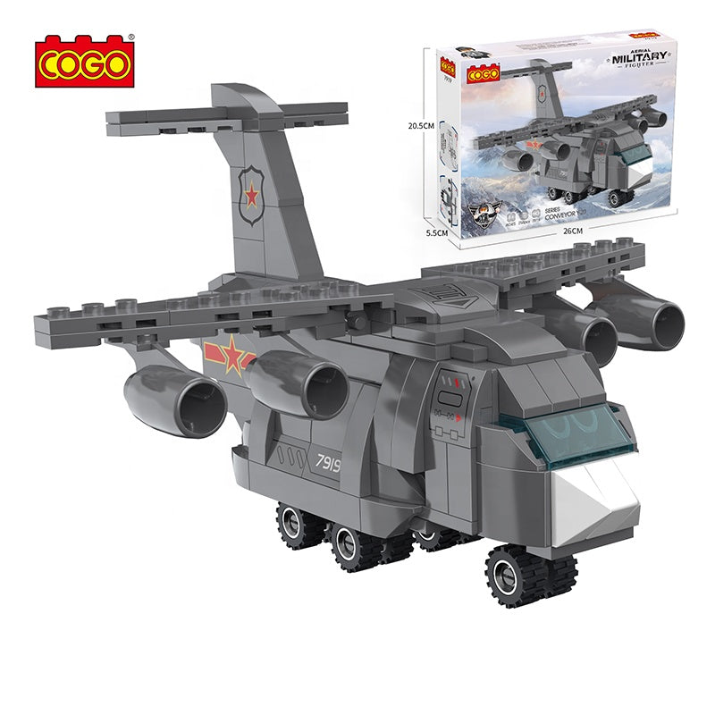 Building Blocks Mini Military Plane